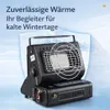 Gasheizung 2In1 Gasheizer Heizgerät Tragbare Camping Butan Produktbild-Vorschau 8