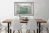MuchoWow® Gerahmtes Poster Aussicht - Berg - Holz 90x60 cm Produktbild-Vorschau 2