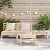 Gartensofa 3-Sitzer Massivholz Kiefer 838033 Produktbild-Vorschau 3