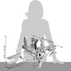 BRUBAKER portabottiglie aeroplano con pilota e co-pilota Anteprima dell’immagine prodotto 15