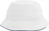 Trendiger Hut aus weicher Baumwolle white/navy, Gr. S/M Produktbild-Vorschau 1