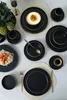 Set di stoviglie Keramika - Mat Nero/Oro Impilabile - 20 Anteprima dell’immagine prodotto 2