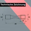 PRIOstahl Stabverbinder biegfähig bis 90 Grad für 12mm Produktbild-Vorschau 2