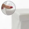 Pouf pieghevole in Pelle finta, colore: bianco Anteprima dell’immagine prodotto 6