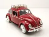 Motormax 79559R VW Käfer mit Dachgepäckträger 1966 rot 1:24 Produktbild-Vorschau 8