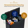 CASABEL Dreifach-Küchenabfalleimer 3x20L, 3 Pedale, Produktbild-Vorschau 4