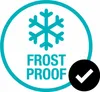 A graphic indicating frost-proof status with a snowflake icon and text. Náhled obrázku produktu