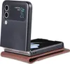 Galaxy Z Flip3 Leather Case, Flip Cover Wallet Case Náhled obrázku produktu 4