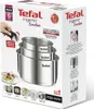 The image shows the packaging of a Tefal Ingenio Emotion cookware set. Produktbild-Vorschau