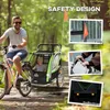 HOMCOM 2 in 1 Kinderanhänger, Fahrradanhänger mit 5-Punkt Produktbild-Vorschau 8