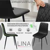Lina® Elisia Esszimmerstuhl im modernen Design - Samt - Produktbild-Vorschau 9