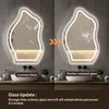 Miroir de salle de bain LED asymétrique avec éclairage, Voir les images du produit 3