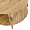 MODFU Runder Couchtisch 80×59cm,Wohnzimmertisch Produktbild-Vorschau 4
