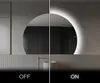Unregelmäßiger asymmetrischer angeschnitten Spiegel mit LED Produktbild-Vorschau 4