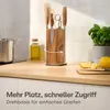 Praknu Messerblock Magnetisch 360° drehbar ohne Messer Produktbild-Vorschau 2