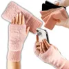 Pulswärmer, Fingerlose Handschuhe, Winter Frauen Gestrickte Produktbild-Vorschau 1