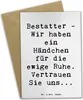 Mr. & Mrs. Panda Grußkarte Spruch Bestatter Fürsorge - Weiß Produktbild-Vorschau 1
