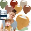 Mallie® Musselin Lätzchen Baby im 6er Set | Als Bibs, Produktbild-Vorschau 1
