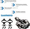 Product features and branding for SHIMANO GRX pedals. Produktbild-Vorschau