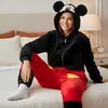 Onesie Kigurumi Pyžamo Mickey Mouse Převlek Kostým XL: 175 Náhled obrázku produktu 9