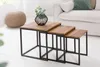 riess-ambiente sada 3 príručných stolíkov ELEMENTS 40cm Náhľad obrázku produktu 3