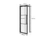 inova Loft-Glastür 834 x 1972 mm, DIN Links, 3 Felder Produktbild-Vorschau 9