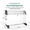 Emerio Convectorverwarming – Voor Ruimtes tot 25 m² – Productafbeelding-voorbeeld 7
