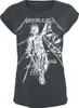 Metallica T-Shirt Damen Raining Light grau 4XL Produktbild-Vorschau 1