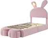 Hydraulisches Samt-Doppelbett mit Hasenohren, warmem Produktbild-Vorschau 9