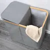 KESPER Wäschesammler grau – 54,5x33x50cm – -Bambusrahmen & Produktbild-Vorschau 10