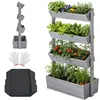 Yaheetech Vertikaler Hochbeet, 4-stufig, 45° neigbar, Produktbild-Vorschau 1