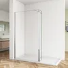 85x200cm Walk in Duschwand+30x200cm Flipper Panel + F Produktbild-Vorschau 1