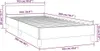 Diagram showing the dimensions of a bed frame. Anteprima dell’immagine prodotto