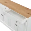 MODFU Großes Sideboard Kommode Standschrank mit 4 Türen und Produktbild-Vorschau 9