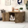 Armadietto per gatti COSTWAY 80x54x53,5 cm, lettiera per Anteprima dell’immagine prodotto 2