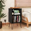 Supporto per giradischi COSTWAY, supporto per dischi a 3 Anteprima dell’immagine prodotto 9