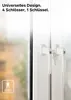 4 Abschließbare Fenstergriffe Weiß - Kindersicher - Produktbild-Vorschau 6