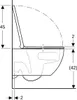 Geberit 502774001 Acanto Set WWC m. WC-Sitz, Tiefspüler Produktbild-Vorschau 24