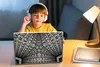 MuchoWow® Laptop Aufkleber Sticker Cover Kunst - Schwarz - Produktbild-Vorschau 3
