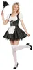 Heisses Zimmermädchen Kostüm für Damen schwarz-weiss XL Produktbild-Vorschau 2