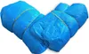 100x Überziehschuh, Polyethylen, 40µ, blau, geprägt, Farbe: Produktbild-Vorschau 4