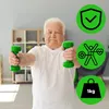 Hantel Set 2x1 kg, Fitness Hantel, Hanteln Gusseisen mit Produktbild-Vorschau 2