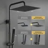 JOHO Nero con Termostatico in Acciaio INOX 304 Colonna Anteprima dell’immagine prodotto 3