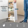 eluno Küchen-Nischenwagen, Küchenwagen, Bad-Organizer mit 3 Produktbild-Vorschau 3