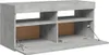 vidaXL TV-Möbel TV-Schrank mit LED-Leuchten Betongrau Produktbild-Vorschau 7