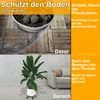 UISEBRT 2er Set Blumenroller Pflanzenwagen, rund 30 cm, Produktbild-Vorschau 6