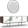 Luxus Esszimmer Modern Sideboard mit Spiegel Design Produktbild-Vorschau 2