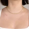 Ankerkette diamantiert Länge 42 cm - Breite 1,6 mm - 333-8 Produktbild-Vorschau 2