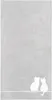 Two white cats are sitting on a gray surface, facing away from the viewer. Produktbild-Vorschau