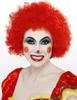Clown Perücke rot für Karneval Faschingskostüm Produktbild-Vorschau 1